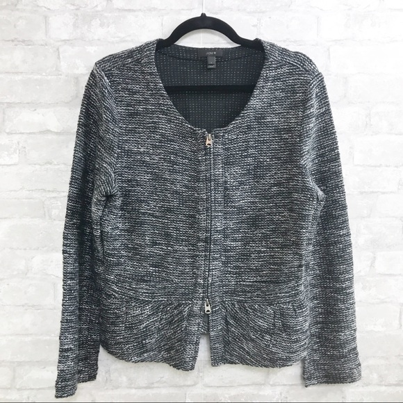 J. Crew Jackets & Blazers - J. Crew | Boucle Peplum Jacket Blazer Size Large